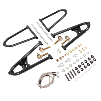 Solid Spare For Yamaha Raptor 600R YFM660R 01-05 Steel Powder Coated A Arms W/Brake Lines