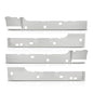 Solid Spare Inner Rocker Panels Fit For 2004-2008 Ford F-150 4 Door Extended Cab Left+Right