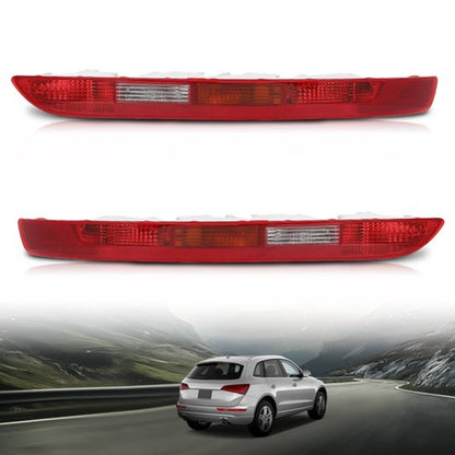 Solid Spare Rear Lower Bumper Tail Light Reverse Stop Lamp Fit For 09-16 Audi Q5 Left+Right