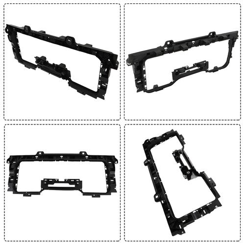 Solid Spare Grille Shutter Mounting Bracket Panel For 16-18 Chevrolet Silverado 1500 V8 5.3L