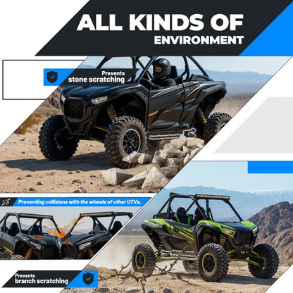 Solid Spare Tubular Nerf Bar Set Rock Sliders For 20-26 Kawasaki Teryx KRX 1000 #99994-1314
