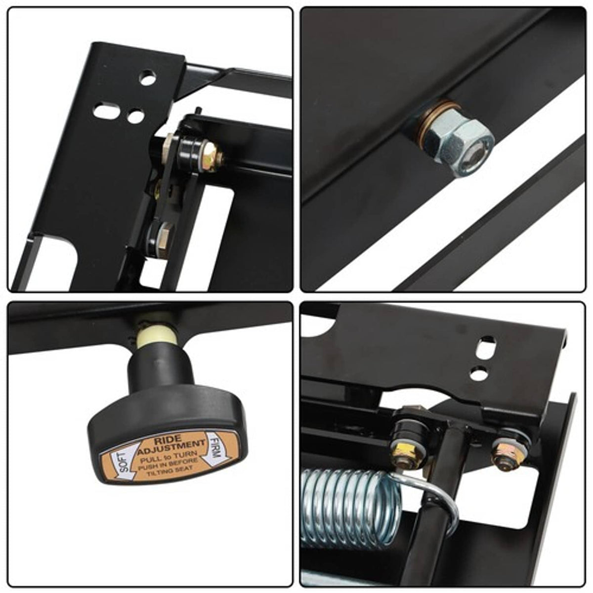 Solid Spare Seat Suspension Kit for Kubota Z200 Z231 Z251 Z400 Z411 Z421 Zero Turn Mower ZTR
