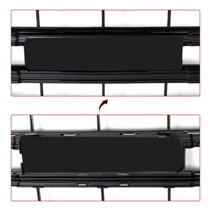 Front Bumper Grille Gloss Black For GMC Sierra 1500 2014 2015 SLT Style 23254463