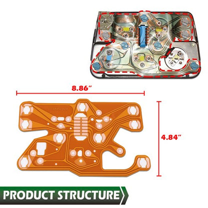 Solid Spare Fit For 1977-1982 Chevrolet C3 Corvette Console Printed Circuit Board # 25015147