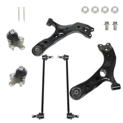 Solid Spare Front Lower Control Arms + Sway Bar Links K620587 For LEXUS NX3 2018 2019