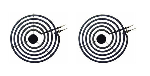 Solid Spare (2) 6" Inch Surface Burners Range Element for GE wb30x20478 HTEA007
