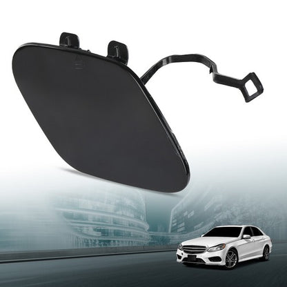 Solid Spare Fit For 14-16 Mercedes W212 E250 E350 E400 E550 Front Bumper Tow Hook Eye Cover