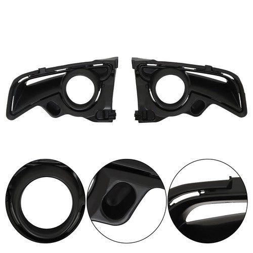 Solid Spare For Toyota Highlander 2018-2019 Front Bumper Fog Lights Pair LH&RH+Upper Grille