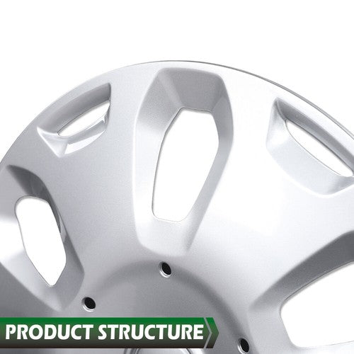 Solid Spare Fit For 2010-2013 Ford Transit Connect Van 15" Wheel Cover Hub Cap Full Rim Hub