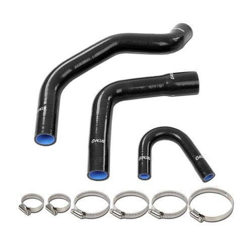 Solid Spare Fit For Jeep 72-81 AMC CJ5 CJ6 J10 J20 Wagoneer 304 360 V8 Silicone Hose Black