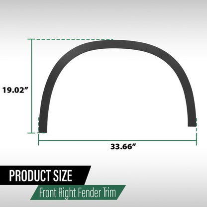 Solid Spare Front Right Fender Trim Wheel Arch Molding Fit For 15-20 Mercedes Benz GLA250