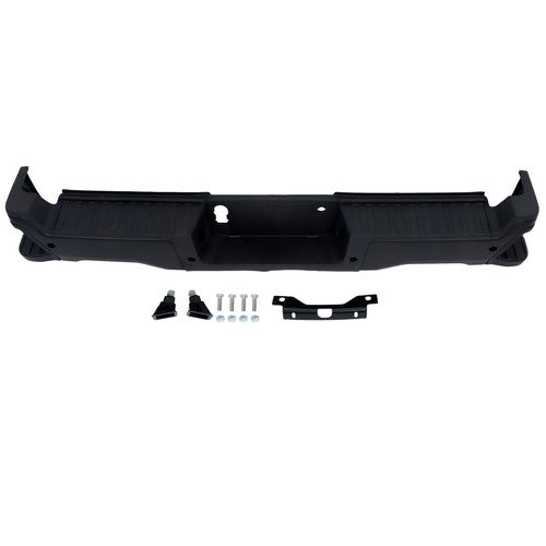 Solid Spare For Ford F250 F350 2023-2024 Rear Step Bumper Assembly Painted With Sensor Holes