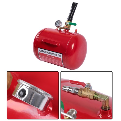 Solid Spare 145PSI Air Tire Bead Seater Blaster Tool Seater Inflator Truck Car 7.5 Gallon