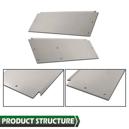 Solid Spare Fit For 2008-2014 Polaris RZR RZR-S 800 3/16" Aluminum Skid Plate Heavy Duty