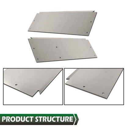 Solid Spare Fit For 2008-2014 Polaris RZR RZR-S 800 3/16" Aluminum Skid Plate Heavy Duty