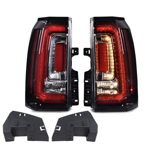 Solid Spare LED Tail Lights Brake Lamps Left & Right Fit For 2015-2020 GMC Yukon/Yukon XL