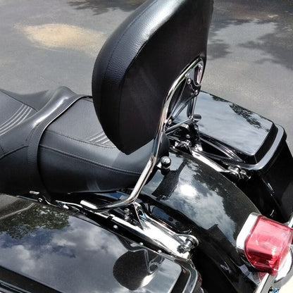 Solid Spare Detachable Backrest Sissy Bar For Harley Davidson Touring Street Glide 2009-2026
