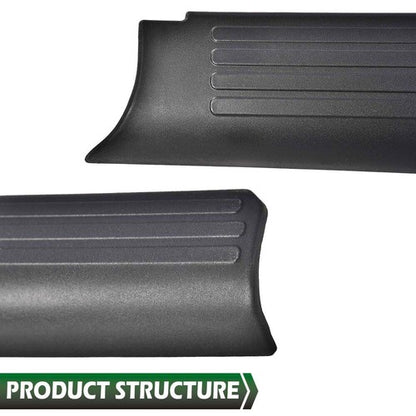 Solid Spare Fit For 2005-2014 Nissan Frontier King Cab Tailgate Bed Rail Protector Caps