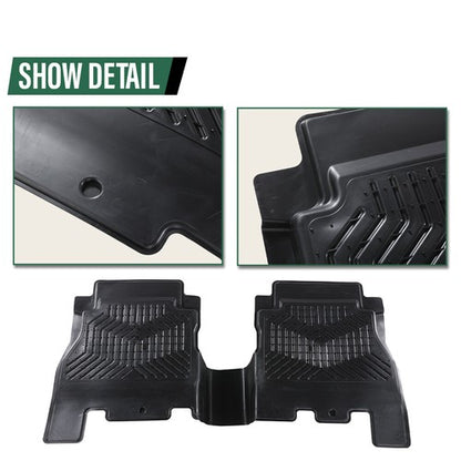 Solid Spare TPE Floor Mats Fit For 18-2023 Jeep Wrangler JL Unlimited All Weather Car Liners