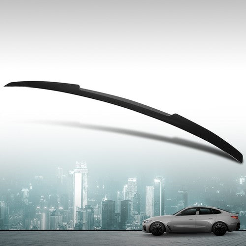 Solid Spare Fit For 21-25 BMW G26 430i Gran Coupe i4 Gloss Black M4 Style Trunk Spoiler