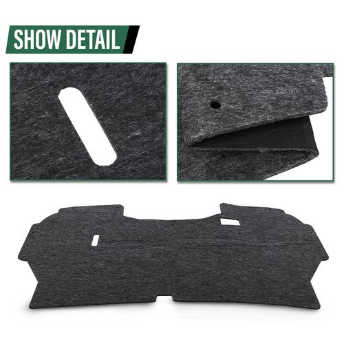 Solid Spare Hood Insulation Pad Heat Shield Fit For 1992-1997 Ford F-150 F-250 F-350 Front