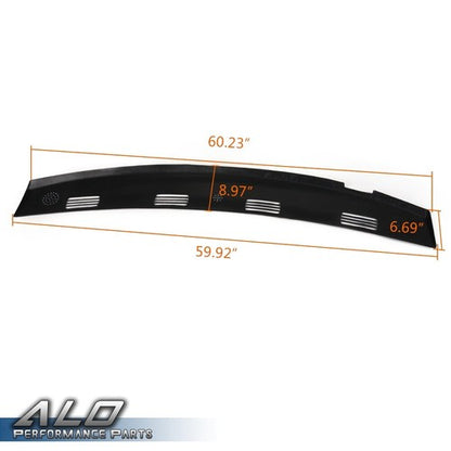 Solid Spare Fit For 02-05 Dodge Ram 1500 2500 3500 Overlay Cover for Defrost Dash Panel
