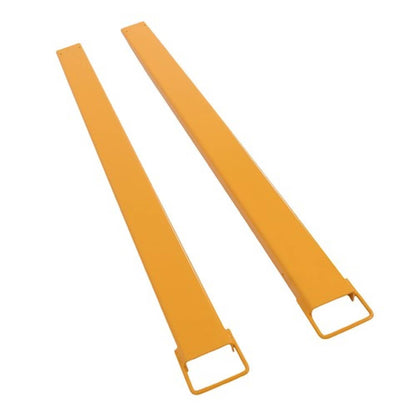Solid Spare Pallet Fork Extensions Forklift Extensions 72" x 4.5" Heavy Duty Steel