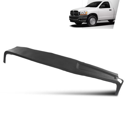 Solid Spare Fit For 02-05 Dodge Ram 1500 2500 3500 TPE Dash Cover Dash Board Overlay Black