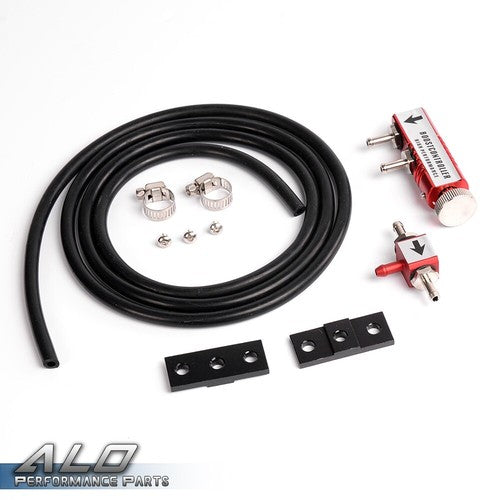 Solid Spare 1-30PSI Adjustable Turbocharged Turbo Manual Boost Bypass Controller Kit