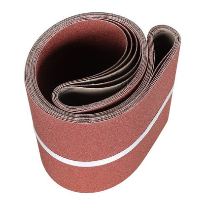 Solid Spare 5PCS 6x48 in Sanding Belts 80 NEW Grit Belt Sander Sandpaper aluminum oxide