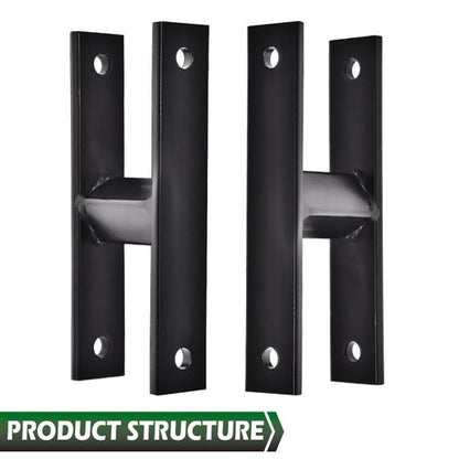 Solid Spare Fit For 1999-2004 Ford F-250 F-350 Super Duty 4WD Front Lift Shackles Kit Black