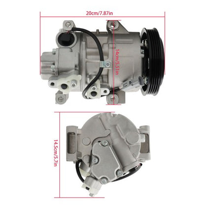 Solid Spare Fit For Toyota Yaris 2006 2007 08-2012 1.5L 883105248 A/C Compressor With Clutch