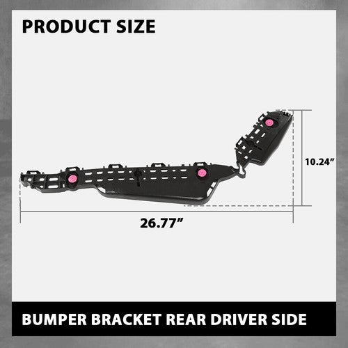 Solid Spare Raer Bumper Bracket Fit For 20-24 Toyota Highlander Left Side TO1142137