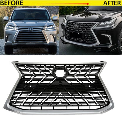 Fits 2016-2021 Lexus LX570 Conversion F-Sport Style Front Bumper Grille
