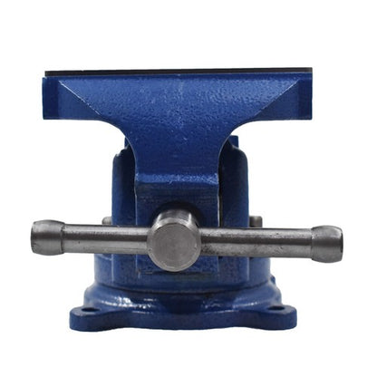 Solid Spare Base Table Top Clamp Heavy Duty 5" Bench Vise with Anvil Swivel Locking