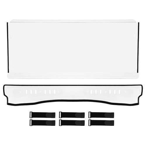 Solid Spare 3-IN-1 Flip Front Clear Windshield Windscreen Vented For Kawasaki Mule Pro FXT