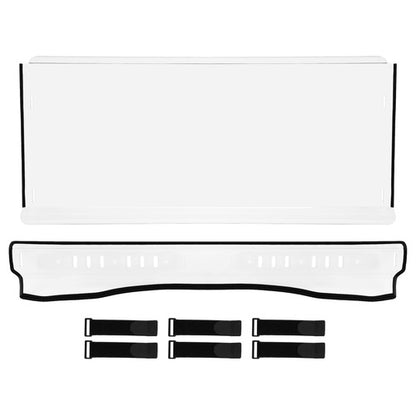 Solid Spare 3-IN-1 Flip Front Clear Windshield Windscreen Vented For Kawasaki Mule Pro FXT