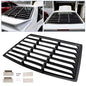 Solid Spare For Ford Mustang Fastback 1979-1993 Black Rear Window Louver Sun Shade Cover ABS