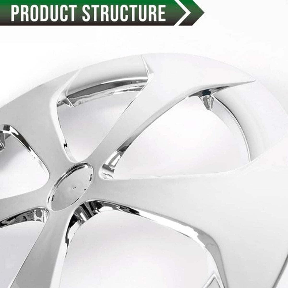 Solid Spare Fit For 2012-2015 Toyota Prius/Prius C 16 Inch Hub Cap Wheel Cover Silver 4pcs