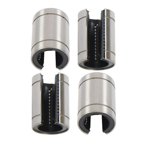 Solid Spare 4Pcs LM30UUOP Linear Ball Bearings Open Type 30mm × 45mm × 64mm Linear Bearing