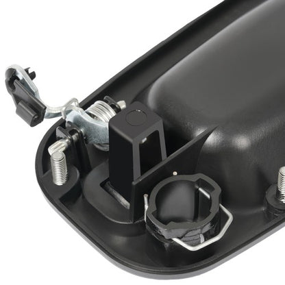 Solid Spare 2Pc Front Outer Door Handle Set For 1999-2007 Chevy Silverado 1500 Glossy Black