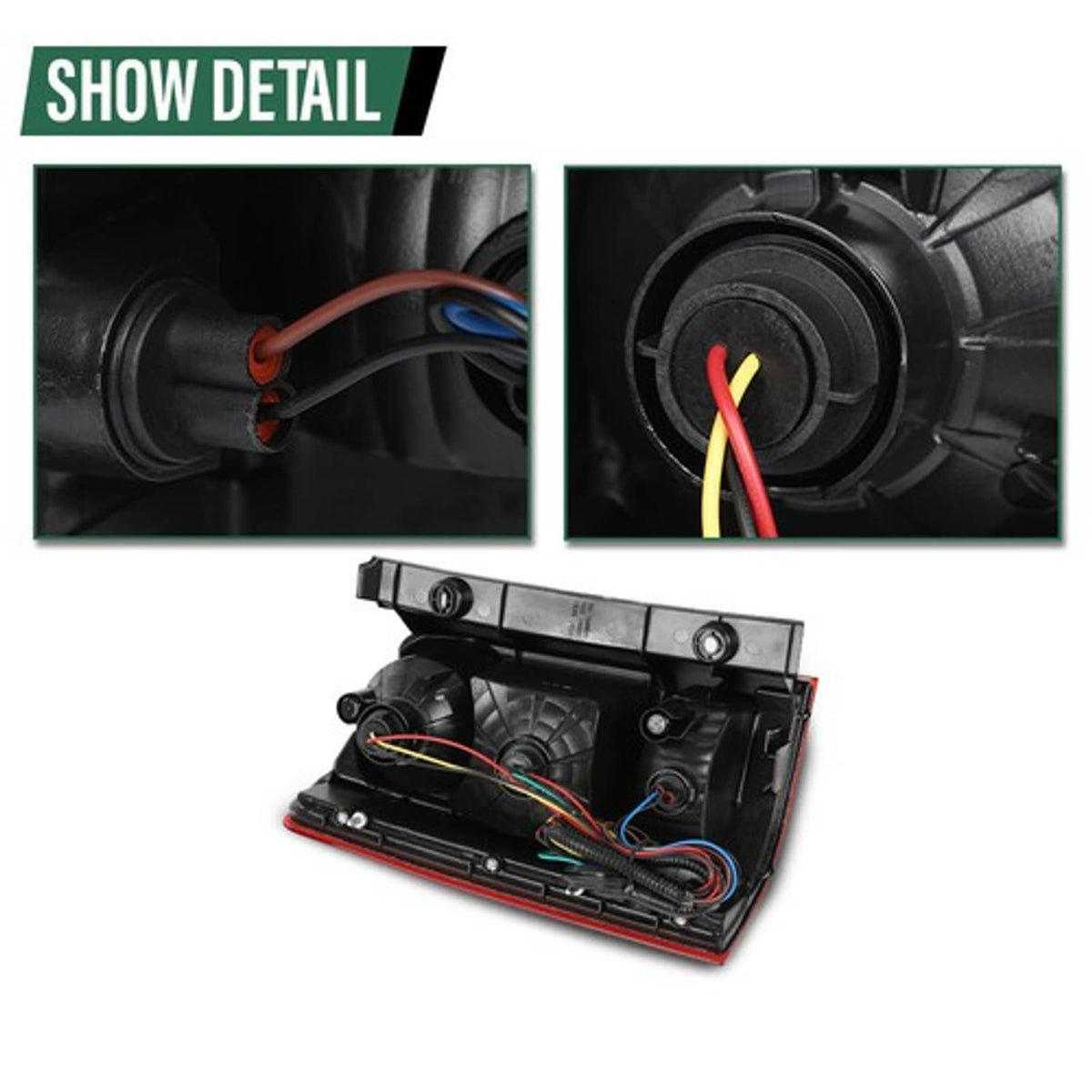 Solid Spare Fit For 2009-2015 Honda Pilot Tail Light Brake Lamp Assembly w/ Bulb Right Side