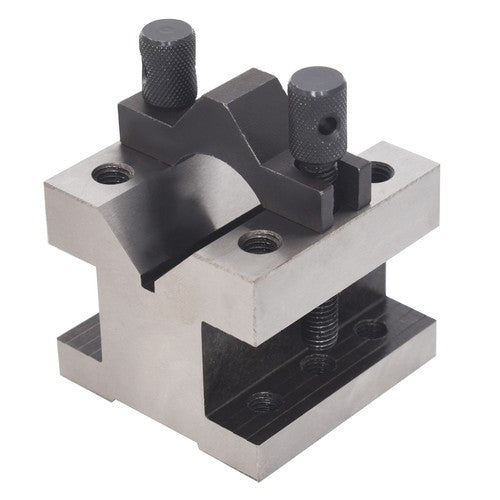 Solid Spare 2-3/8'' x 2-3/8'' x 2'' V Block & Clamp Set Gauge Gage Machinist Tool Multi-use