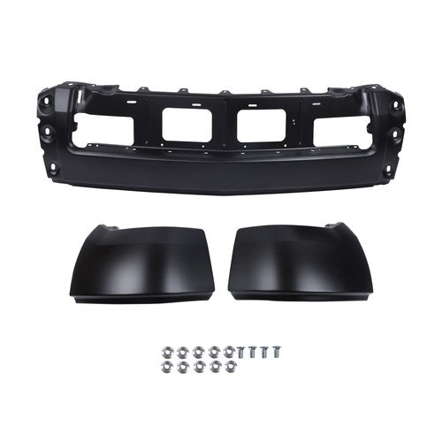 Solid Spare Split Front Bumper For Chevy Silverado 1500 2014-2015 Steel W/o Fog Light Holes