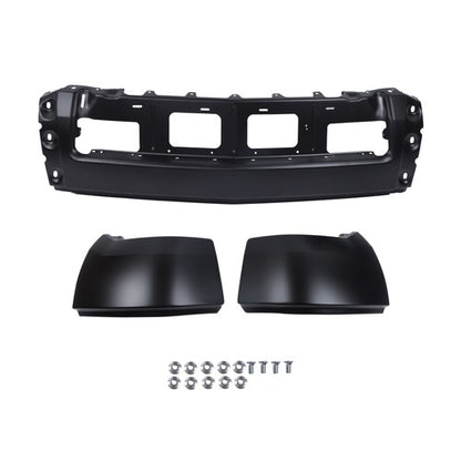 Solid Spare Split Front Bumper For Chevy Silverado 1500 2014-2015 Steel W/o Fog Light Holes
