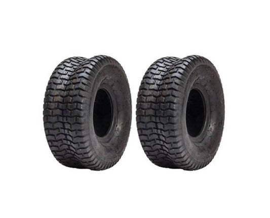 Solid Spare D063 (2) Turf Tires 15x6x6 15x6-6 15-6-6 Lawn Mower Tire Garden Tractor