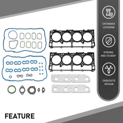 Solid Spare Fit For 03-08 Chrysler Dodge Jeep 5.7L HEMI OHV Head Gasket Set VIN 2 D H