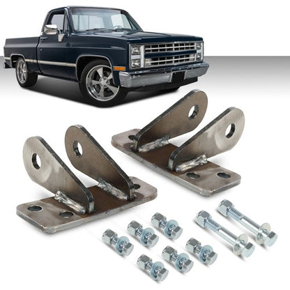 Solid Spare Fit For 1963-1987 Chevy C10 C20 Lowering Front Drop Shock Relocation Bracket