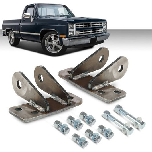 Solid Spare Fit For 1963-1987 Chevy C10 C20 Lowering Front Drop Shock Relocation Bracket