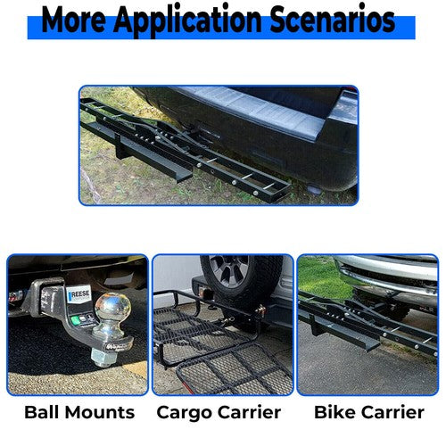 Solid Spare Class 3 Rear Bumper Towing Trailer Hitch Receiver 2" For Toyota Sienna 2004-2020